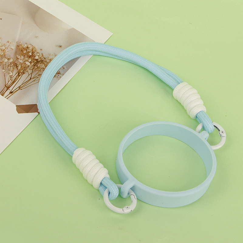 硅胶水杯挂绳套环杯圈手提绳固定器双耳弹力环扣水杯壶吊带提手环