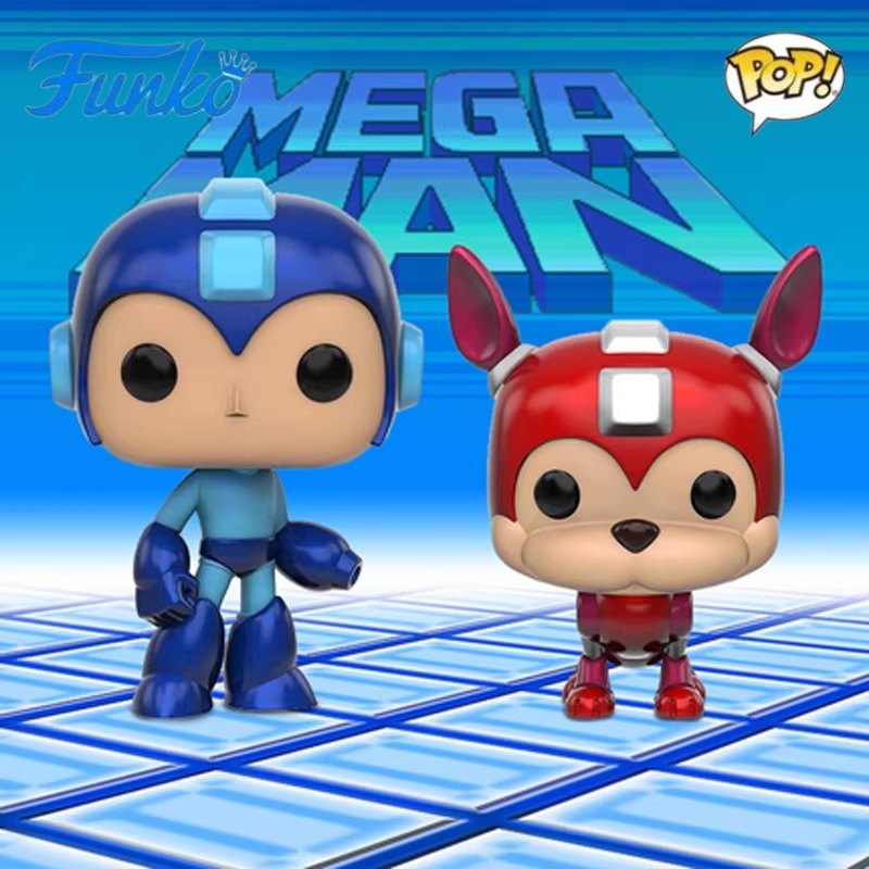 Funko Pop复古游戏Mega Man洛克人莱西玩偶手办摆件桌面收藏现货