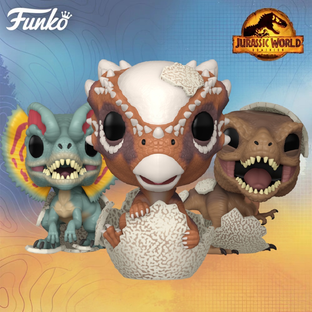恐龙搪胶玩偶funko收藏现货电影