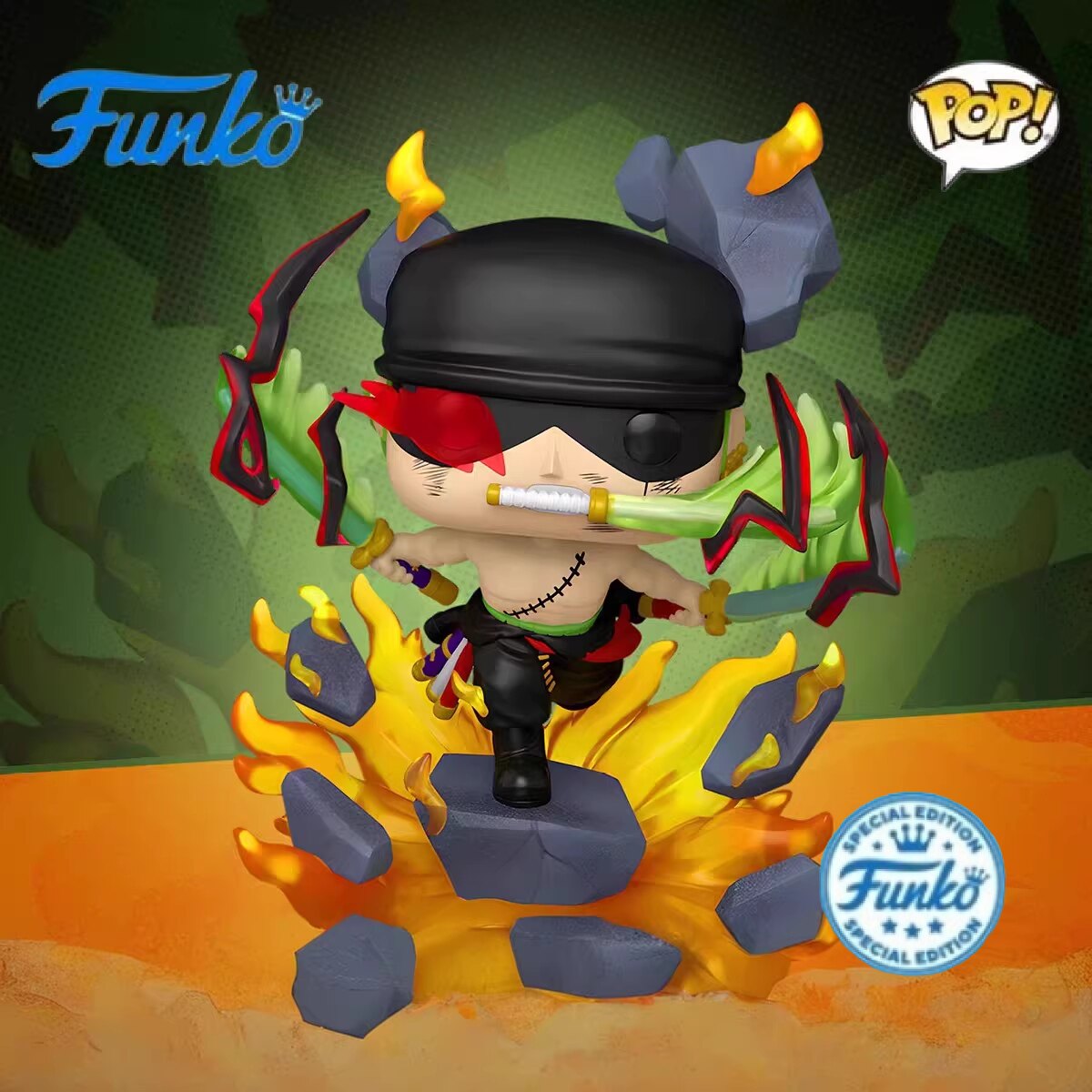 Funko Pop 海贼王路飞萨博玩偶波雅乔巴索隆甚平罗杰手办航海王
