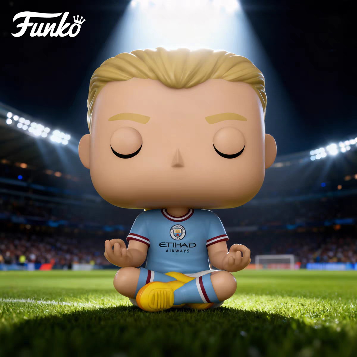 Funko Pop 足球系列曼城哈兰德手办福登玩偶球星德布劳内摆件收藏