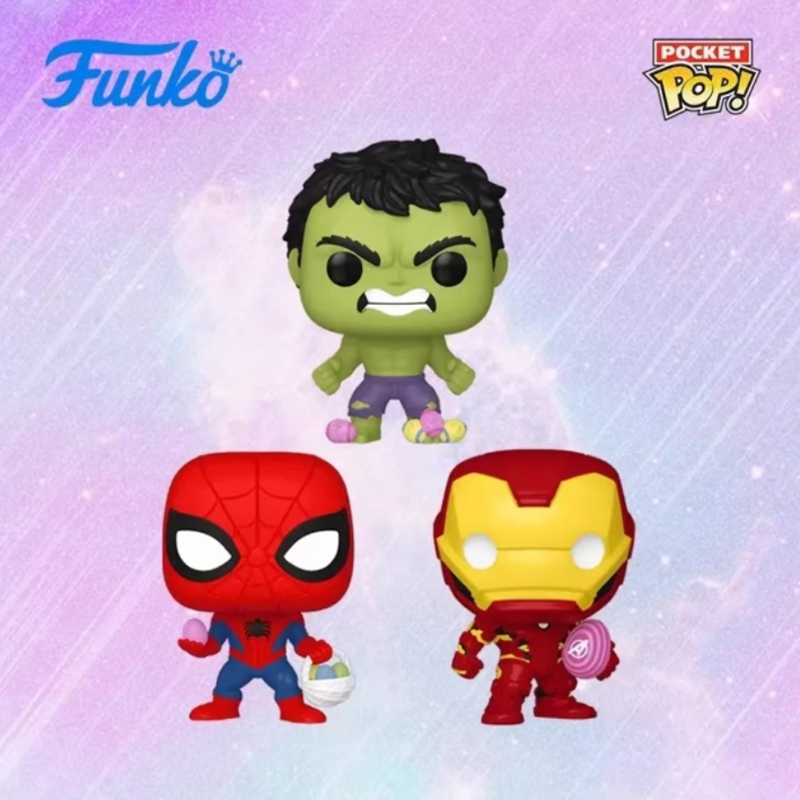 Funko Pop胡萝卜口袋公仔系列漫威钢铁侠蜘蛛侠绿巨人银河护卫队