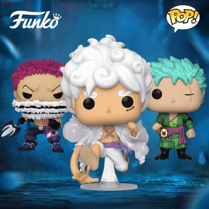 Funko Pop 日漫海贼王五档尼卡路飞乔巴夏洛凯多手办索隆鹰眼玩偶