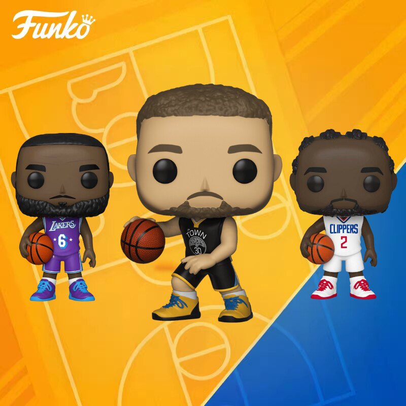 Funko Pop库里手办莱昂纳德公仔詹姆斯莫兰特保罗NBA塔图姆东契奇