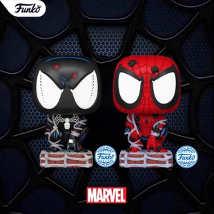 Funko Pop 漫威漫画封面手办美国队长亚克力盒蜘蛛侠金刚狼夜魔侠