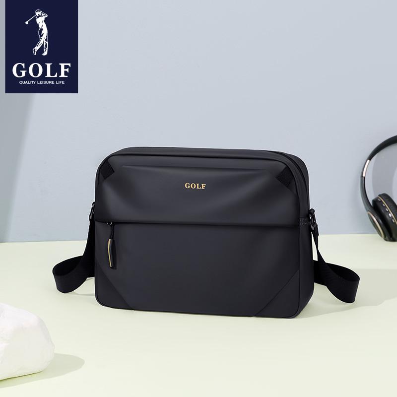 GOLF男士包包单肩包2024新款潮牌斜挎包休闲邮差包牛津帆布小挎包