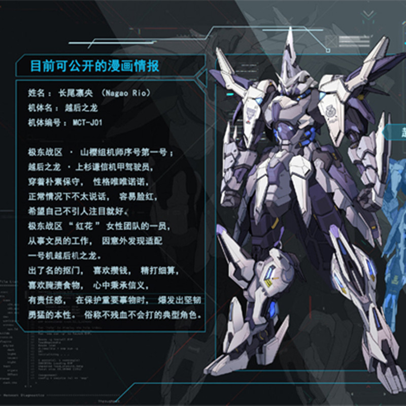 moshow/模寿 mct-j01 先祖效应 越后之龙 原创 机甲成品玩具模型