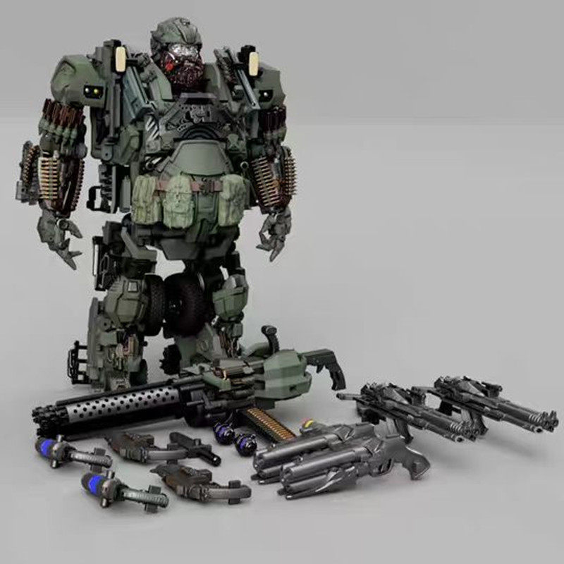 变形玩具alienattacktoys aat a-04合金版 探长 大卡车m5电影金刚