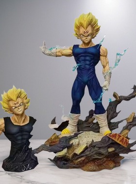 GK 七龙珠动漫  hero belief HB魔化贝吉塔手办 模型盒装摆件雕像