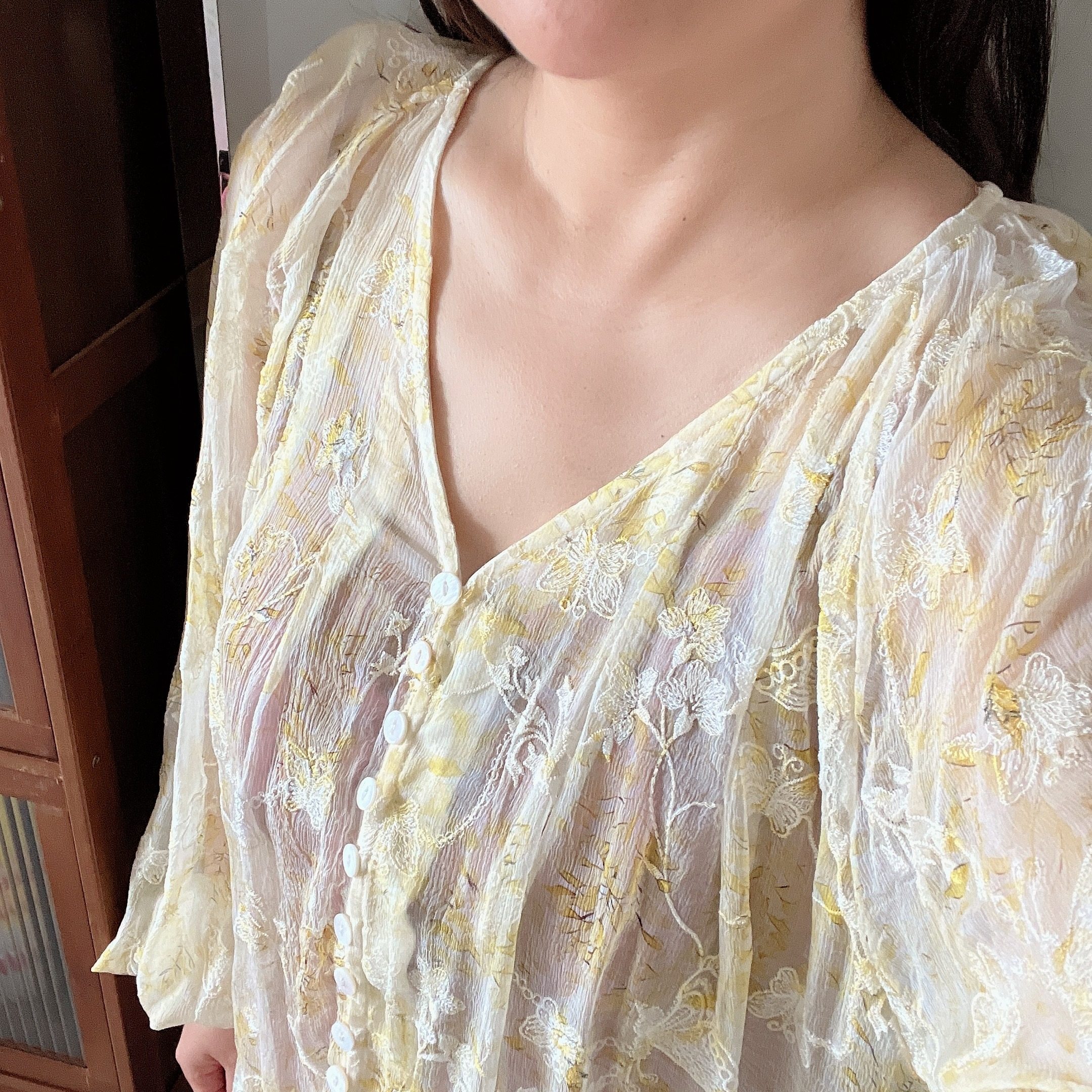 仙！丝享家夏季新款100桑蚕丝上衣真丝刺绣薄款小外套开衫防晒