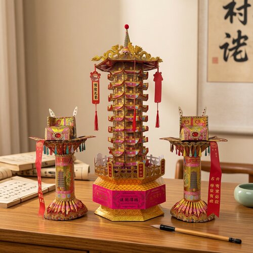 手工制作文昌塔帽摆件男女中高考