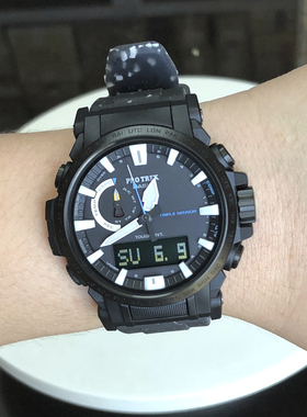卡西欧 PRW-61NJ-1/Y-3/6600YB-3/1B/SS-2太阳能电波登山男碗手表