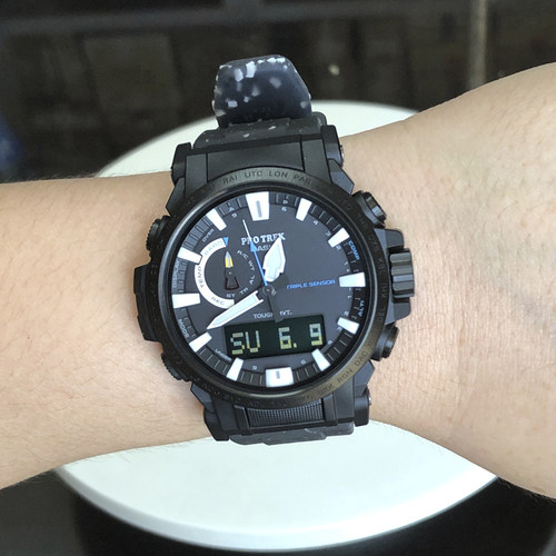 卡西欧 PRW-61NJ-1/Y-3/6600YB-3/1B/SS-2太阳能电波登山男碗手表