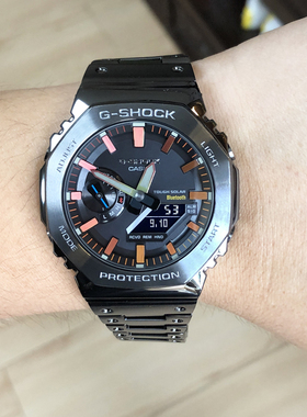 卡西欧 GM-B2100BPC-1A/AD/D/BD/GD/9A/PC/GBM太阳能蓝牙男手表