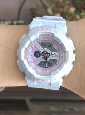 卡西欧BABY-G BA-110FH-2A/XTM-7A/1A/1APR/XSM-2A电子女士腕手表