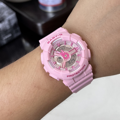 卡西欧 BA-110YK-4A/AQ-4A/XWS/FH/XTM-7A/1A电子防水女士腕手表