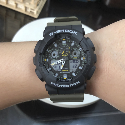 卡西欧手表 GA-100TU-1A3/MF/110MFA/CD/110TU电子防水男士腕表