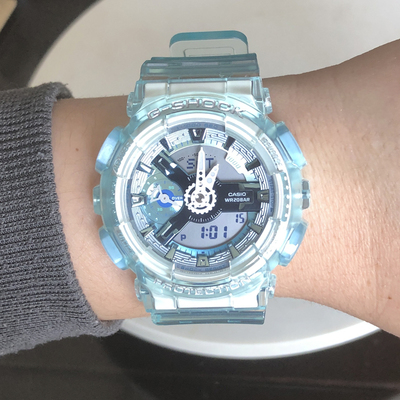 卡西欧手表GMA-S110VW-2A/SG-7A/S120MF-4A/6A 防水运动电子男表