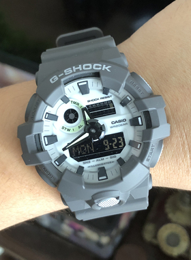 卡西欧手表G-SHOCK GA-700HD-8A/BCE/710GB-1A多功能防水电子男表