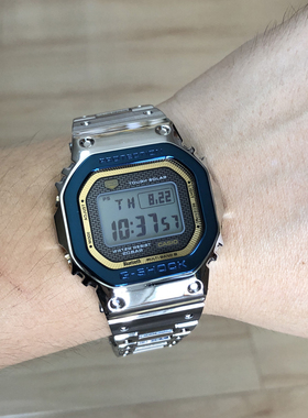 卡西欧50周年限量电波防水男手表 GMW-B5000SS-2/BPC-1/D/GD-9/PC
