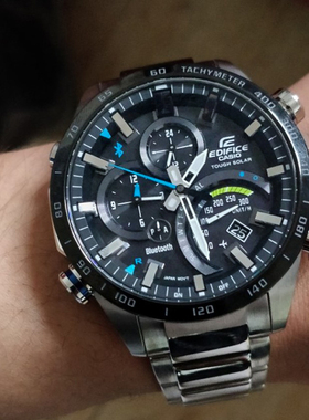 卡西欧手表EQB-501XYDB/EQB-1100/EQB-2000太阳能蓝牙防水男碗表
