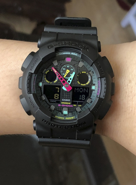 卡西欧手表 GA-100MF-1A/110MF/HD-8A/CD-1A9/SS电子防水男士腕表