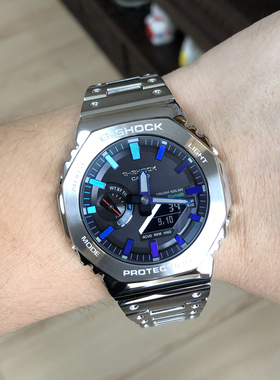 卡西欧 GM-B2100PC-1A/BPC/AD-2A/D/BD/GD/GBM/太阳能蓝牙男手表