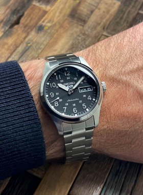 精工手表5号机械防水男士腕表SRPJ81K1/87/89/SRPD63/SRPK33/41K1