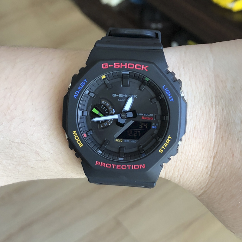 卡西欧GA-B2100FC-1A/7A/BNR/1A1/3A/B001G-2A光能蓝牙防水男手表