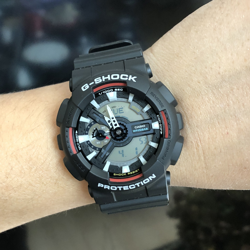 卡西欧手表 GA-110RL-1A/TU/110TL/MF/CD/110TLS电子防水男士腕表
