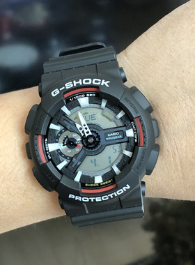 卡西欧手表 GA-110RL-1A/TU/110TL/MF/CD/110TLS电子防水男士腕表