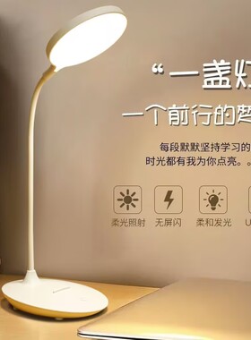 小台灯学习专用学生宿舍灯led护眼寝室灯书桌桌面充电卧室床头灯