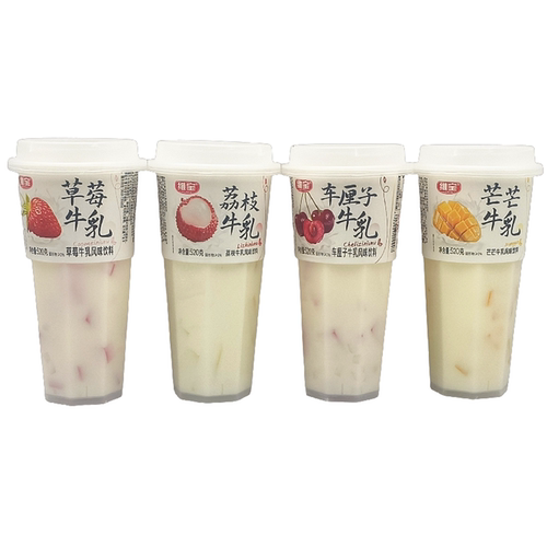 维宝草莓荔枝车厘子牛乳风味饮料