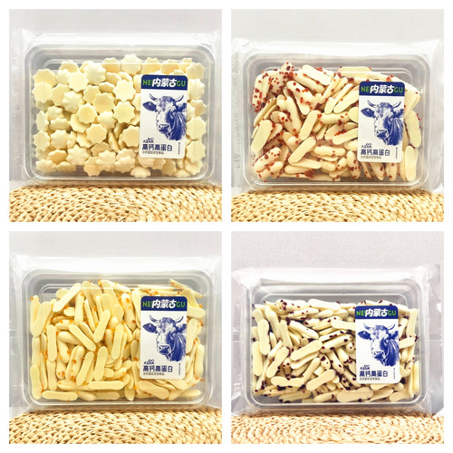 天蓝牧风高蛋白烤奶条100g/盒