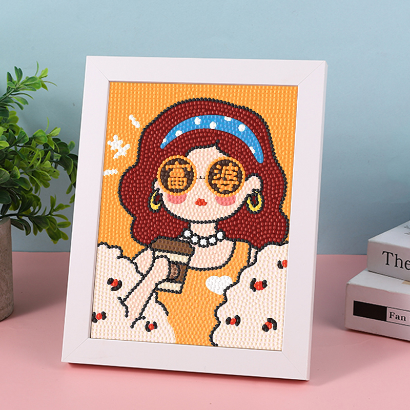 钻石画儿童女孩diy手工网红礼物