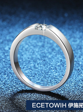 ECETOWIH新款s925纯银情侣对戒