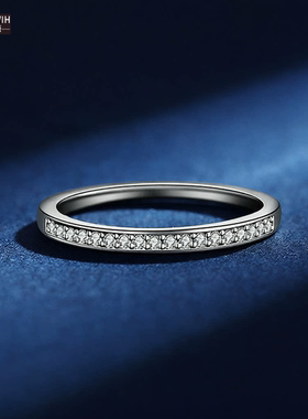 ECETOWIH新款小清新莫桑石钻戒