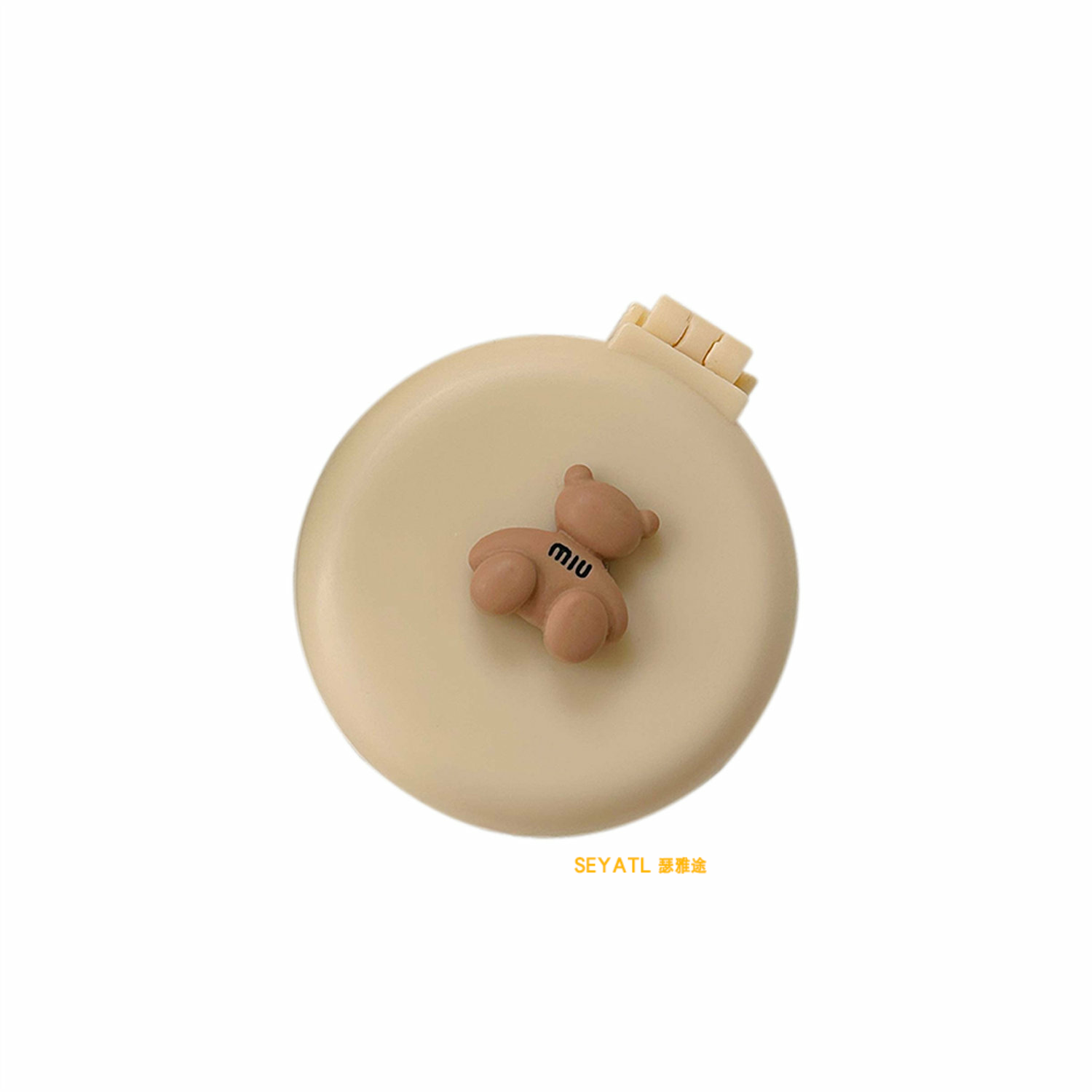 SEYATL可爱折叠气囊梳按摩梳镜子