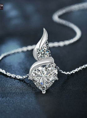 ECETOWIH新款饰品s925纯银心形项