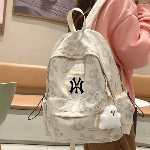 学院风双肩包书包男女通用大容量