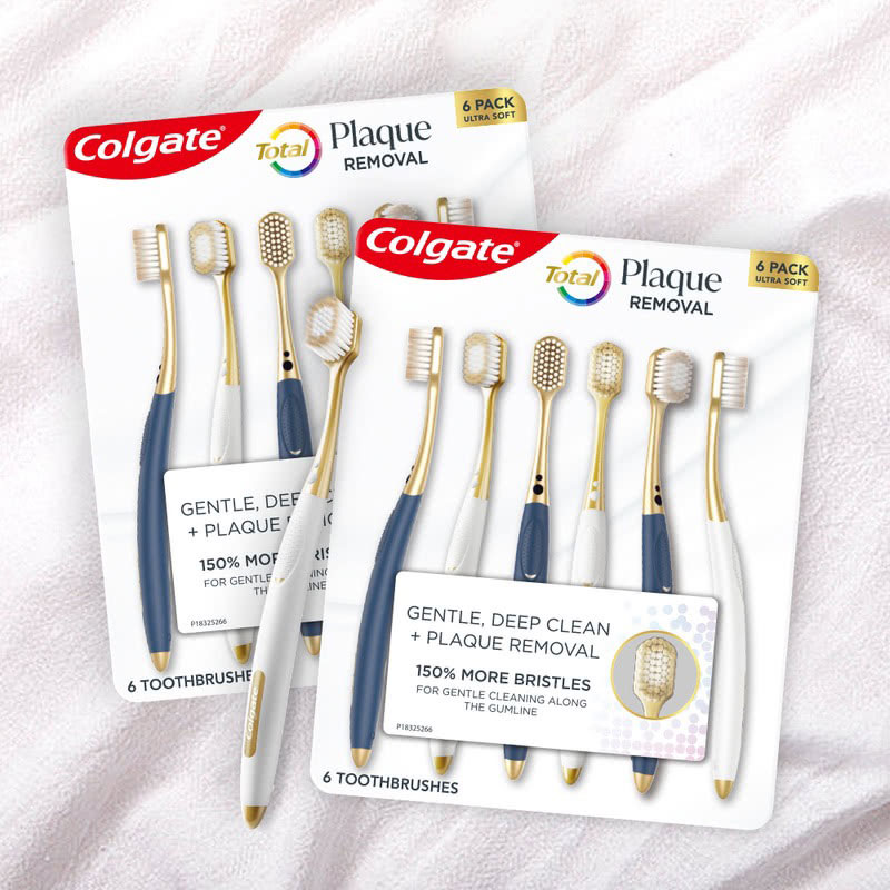 山姆高露洁牙刷六支装宽柔绵绵丝