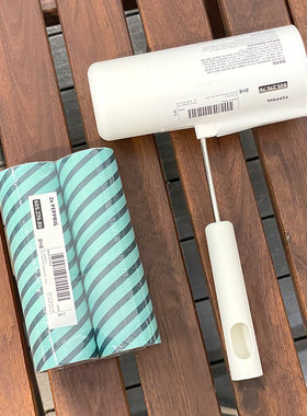 宜家佩普里格滚筒式除尘器粘毛器可撕式粘毛刷子粘尘纸替换补充装