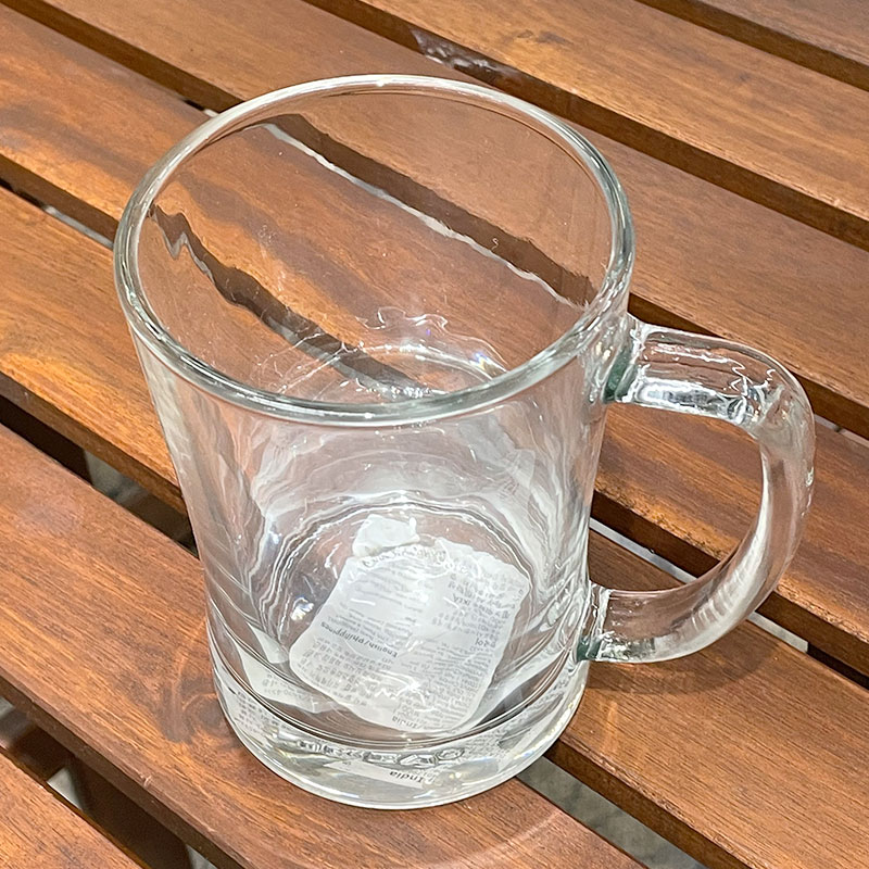 宜家米约德啤酒杯无铅玻璃喝扎啤杯果汁饮料大杯子带手柄茶杯水杯
