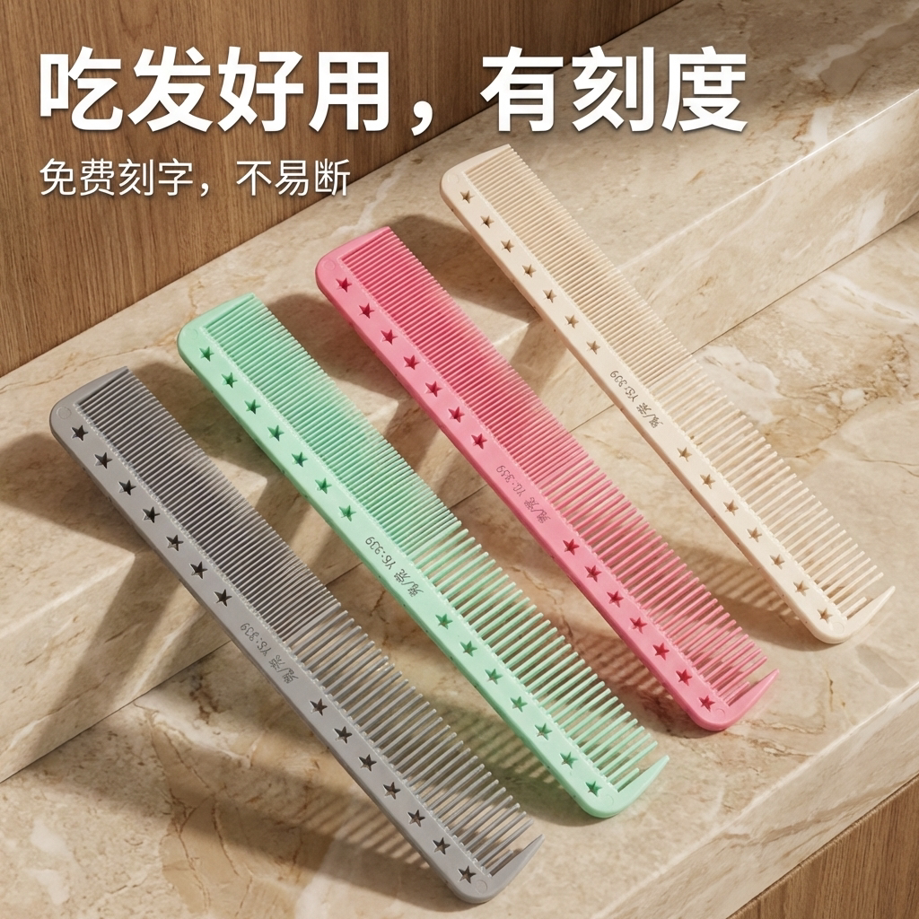 ys339短发梳子剪发梳美发理发梳剪发梳子发型师专用理发美发梳子