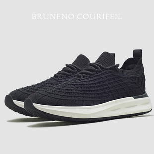 透气网面布鞋 意大利BRUNENO 轻便休闲运动鞋 COURIFEIL&BC男鞋 夏季