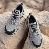 J111091228 男透气登山鞋 吉普男鞋 中年爸爸户外网面运动休闲鞋