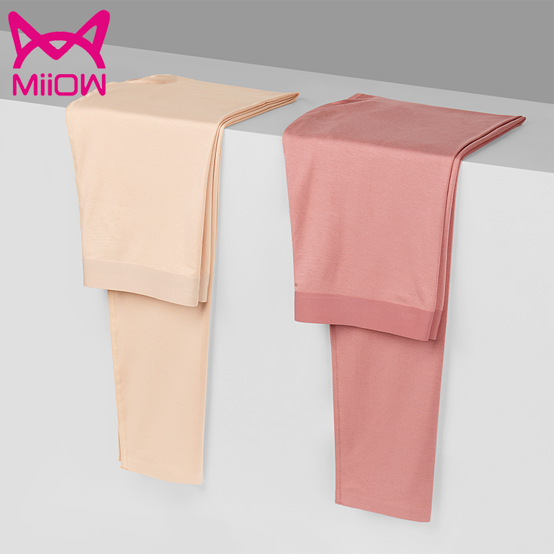 莫代尔秋裤猫人女薄款