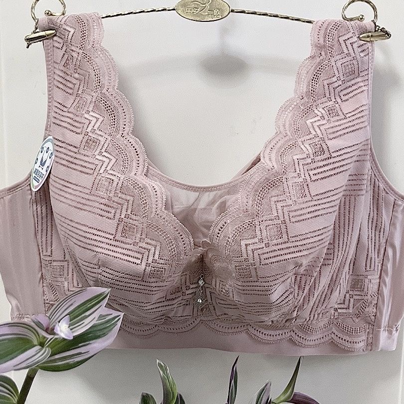 玉姿一族7713文胸D杯超薄全罩杯软钢圈收副乳防下垂新五排扣抹胸