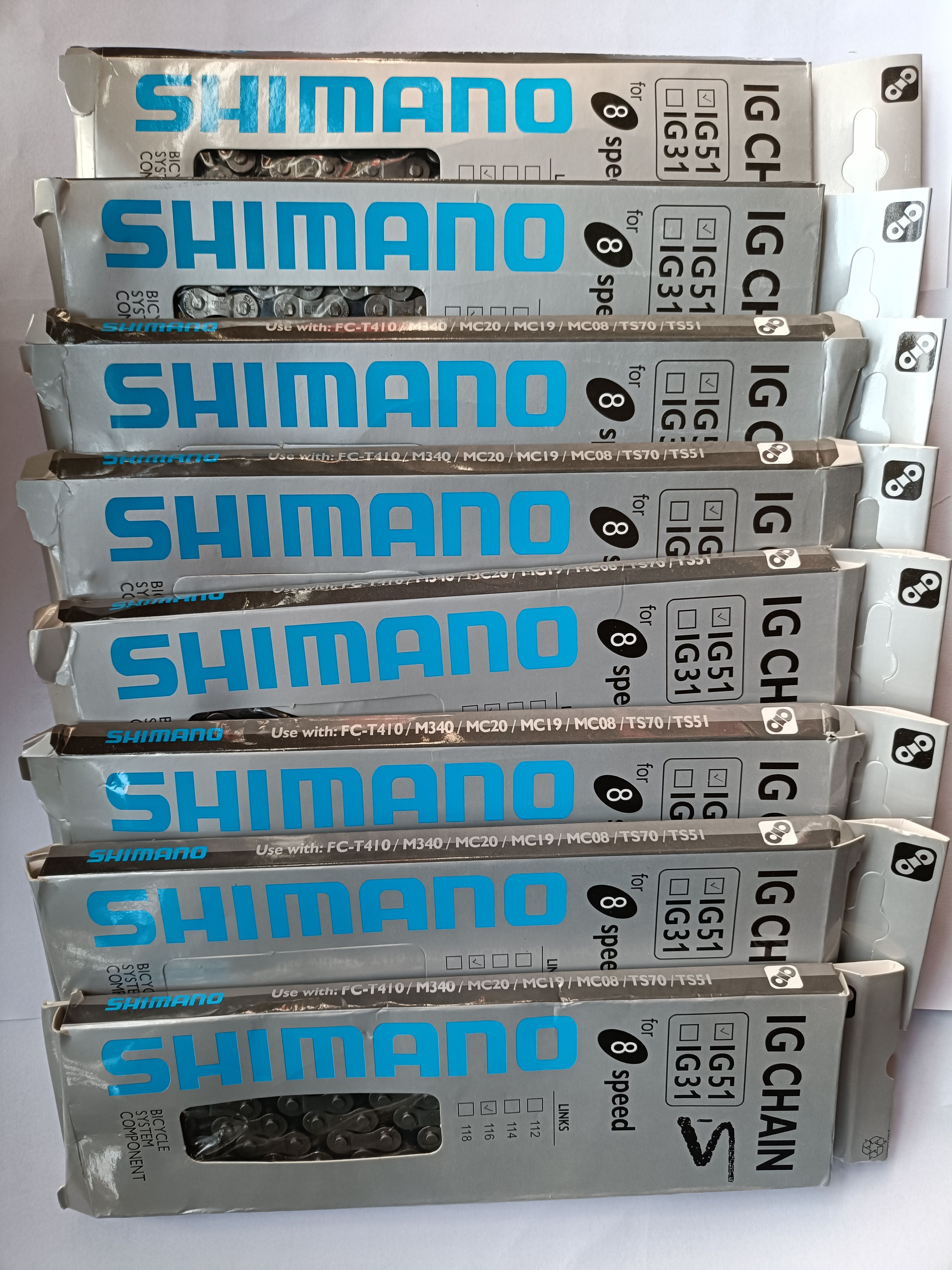 自行车链条6 7 8速HG73山地车公路车链条9 IG51速折叠车变速链子