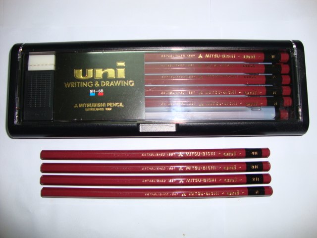 三菱高级硬度测试铅笔 uni|三菱硬度铅笔 1887三菱测试铅笔10b-10